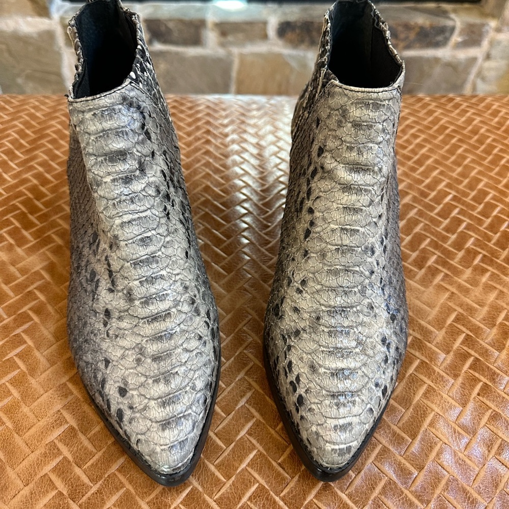 Jeffery Campbell Python Booties - Picture 2 of 8